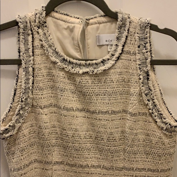 Off white tweed dress - Picture 2 of 3